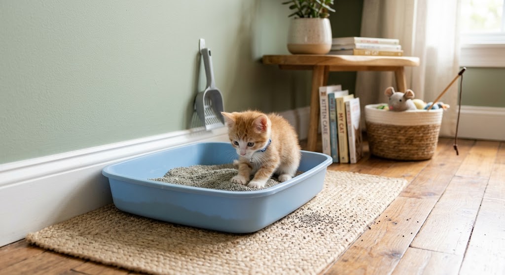 Litter Training a Kitten That Keeps Missing the Box