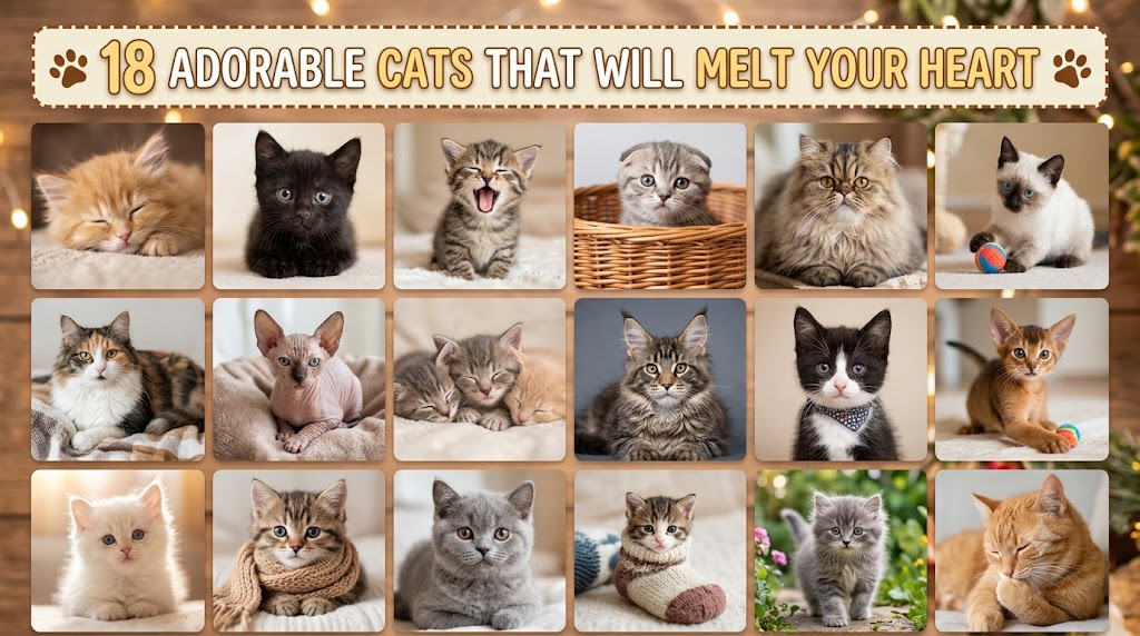 18 Adorable Cats That Will Melt Your Heart