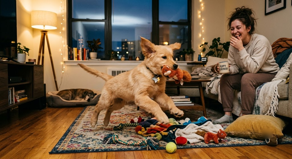 Surviving Puppy Witching Hour in the Evening