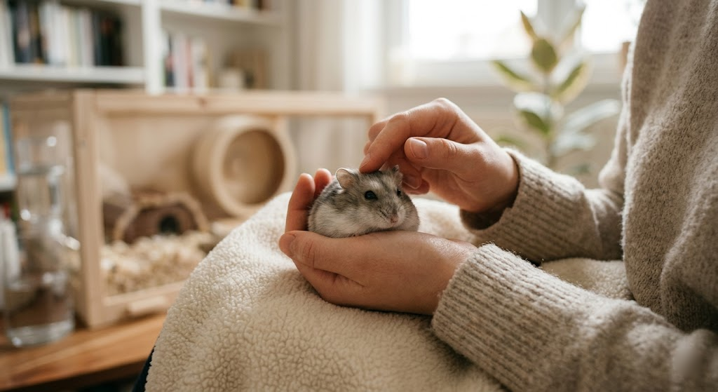 How to Calm Down a Stressed Hamster